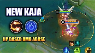 NEW KAJA IS HP BASE DAMAGE ABUSER | MOBILE LEGENDS