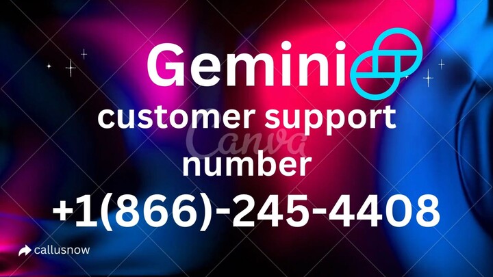 Gemini support number💎 +1866-245-4408 Help Desk Phone Number