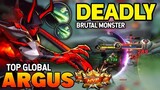 ARGUS BEST BUILD 2022 | TOP GLOBAL ARGUS GAMEPLAY | MOBILE LEGENDS✓