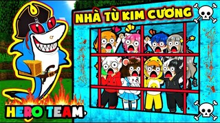 PHONG CẬN VÀ HERO TEAM VƯỢT NGỤC NHÀ TÙ KIM CƯƠNG KINH DỊ TRONG MINI WORLD 😂 CÁ MẬP ĂN THỊT NGƯỜI