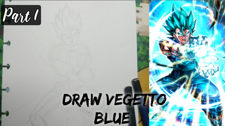 Bisa Ngga Ya Jadi Bagus? | Draw Vegetto Blue (Sketch) (BnW Style)