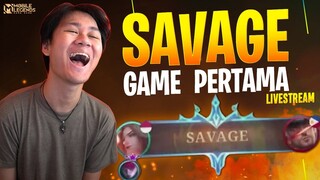 Baru Livestream Game Pertama Udah SAVAGE Pake Lancelot ! - Mobile Legends