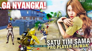 TERNYATA BEGINI SATU TIM SAMA CEWE CANTIK TAIWAN! ASLI JAGO BANGET! - PUBG MOBILE