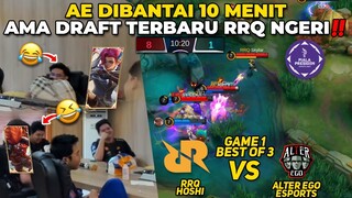 MINOTAUR DAN LESLY KELUAR ‼️ LESLY OP BGT COK AE DIBANTAI 10 MENIT - PIALA PRESIDEN RRQ VS AE GAME 1