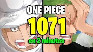 ONE PIECE 1071 en 2 MINUTOS !! MAMÓ  | Full Haki Marco
