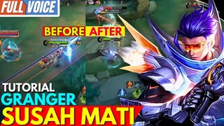 SANZSS! INI DIA TUTORIAL & BUILD GRANGER SUSAH MATI SAMPAI DI BILANG PRO PLAYER MLBB