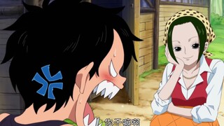 为了弟弟学习礼貌的艾斯，真的超有爱啊！