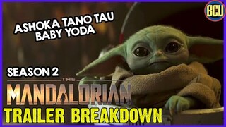 AHSOKA TANO BAKAL BANTUIN MELINDUNGI BABY YODA ‼️ | THE MANDALORIAN SEASON 2 TRAILER  BREAKDOWN