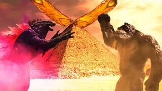 Godzilla VS Kong - Egypt Pyramid Battle | GxK | Full Movie on July 12th