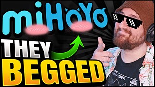MiHoYo asked me for help.