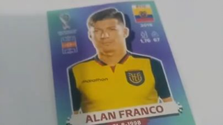 Figurinhas da copa catar Panini jogador equador Alan franco