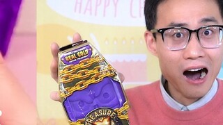开箱某宝买的恐怖盲盒，倒入神奇药水，就能唤醒黄金吸血鬼！