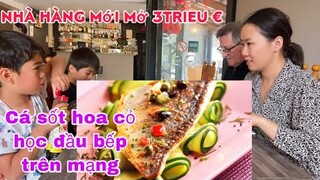 Cá rô phi sốt cỏ grassoise/nhà hàng khách sạn 3 triệu€/cuộc sống pháp/món ngon mỗi ngày/món ăn ngon