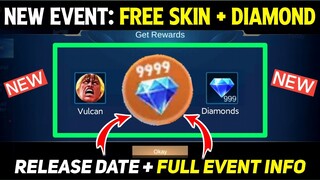 CONFIRMATION 999 DIAMOND EVENT WITH RELEASE DATE - MOBILE LEGENDS