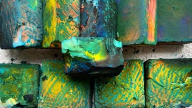 10 Dyed BSN Gym Chalk Breaking | Satisfying Texture & Sound