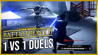 Battlefront 2 Lightsaber Duels Great Exchanges! Battlefront 2 Gameplay