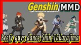 [Genshin  MMD]   Beefy guys dance [Shin Takarajima]