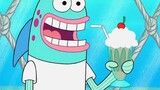 Spongebob saved the instructor's life, and the instructor taught him to make the best milkshake in t