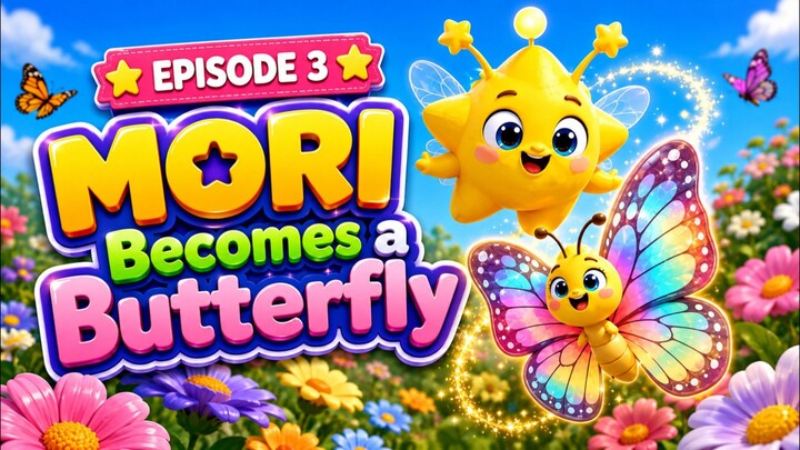 🦋 Mori Becomes a Butterfly! | Episode 3 — A Magical Transformation