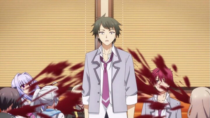 Gila Ini Anime Gak Lihat Situasi lagi Makan,Malah Diserang Ampe ngocor tuh Darah (MC kena mental 💀)