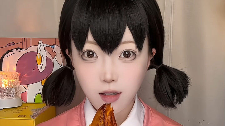 Shizuka: I hope no one caught me eating roasted sweet potatoes—being able to eat whenever I want is 