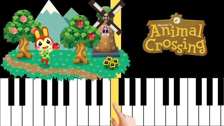 Shop Closing  from Animal Crossing New Horizons | Piano Tutorial (Video Synthesia)