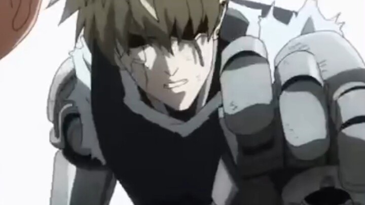 one punch man genos terluka