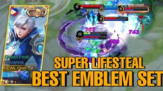 TOP SILVANNA SUPER LIFESTEAL | BEST EMBLEM SET 2022