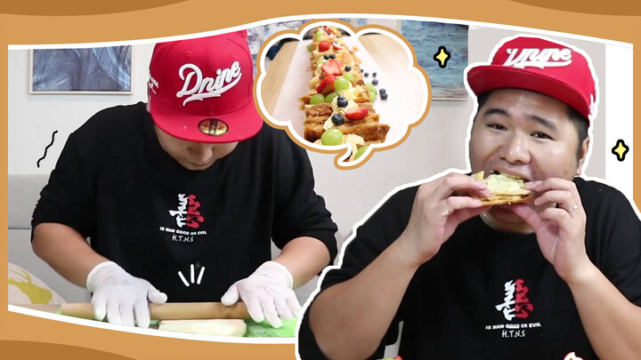 [Mukbang] Membuat Mille-feuille 100 lapis dengan panjang 12cm!