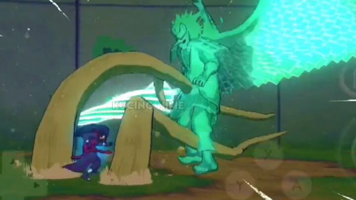MADARA EDO LAWAN FULL SUSANOO SHISUI, SAMPAI TEMBUS LOH REK