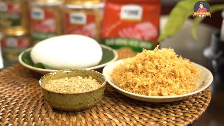 CƠM NẮM, RUỐC (chà bông), MUỐI VỪNG _ Cùng Cháu Vào Bếp