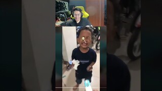 mau kasian tapi lucu, bisa headshot gtu ya 🤣🤣#bennymoza #reaction #bemoreaction #short #short