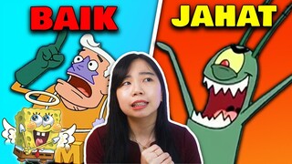 Karakter Spongebob Dari Yang Paling BAIK Hingga Yang Paling JAHAT |Spongebob Indonesia