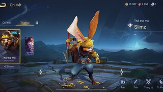 Liên Quân Mobile - Review Skin Slimz Thỏ Thợ Mỏ