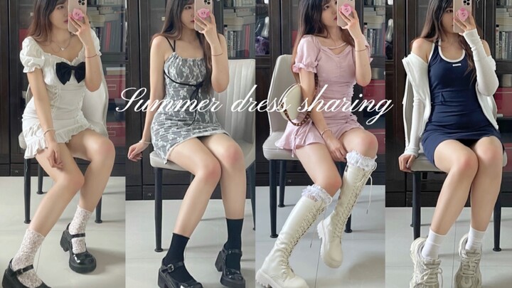 [Ice Cream] Super-affordable sweet-and-spicy, demure-style dress haul! A must-watch for cute girls! 