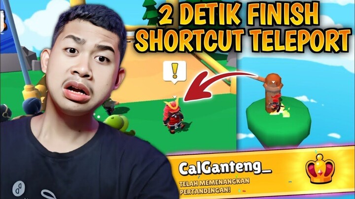 2 DETIK Langsung FINISH !! SHORTCUT atau JALAN PINTAS INI YANG PALING CEPAT DI STUMBLE GUYS !!