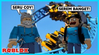 SERU! Aku Naik Wahana Roller Coaster Dufan Di Roblox - Roblox Indonesia