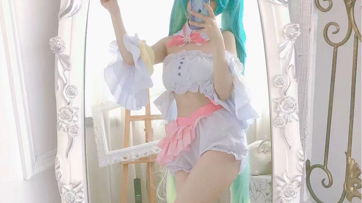 miku 四季兔耳COS！我永远喜欢初音未来！