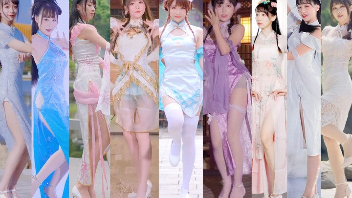 Mid-autumn beauty under the moon ~ stunning cheongsam ~ Guanghan Yao❀ It's a lifetime of misundersta