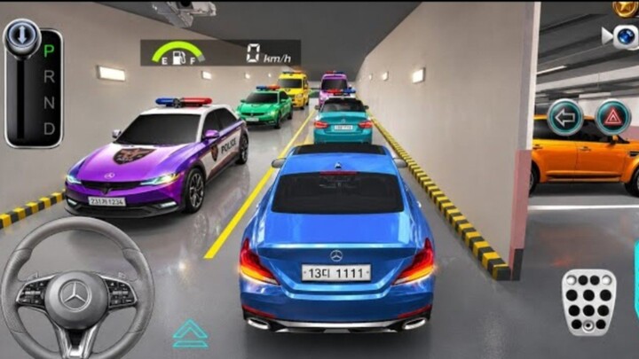 New Blue Mercedes G63Stuck InUnderground Parking3D DrivingClass