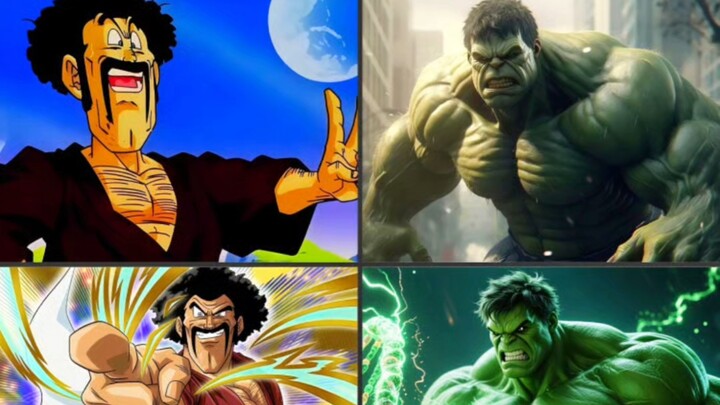 Apakah Mr. Satan dalam Dragon Ball bisa mengalahkan Hulk?