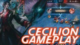 CECILION MANIAC GAMEPLAY | Mobile Legends: Bang Bang