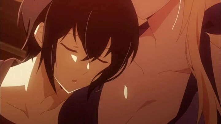 pura pura tidur biar bisa liat nen