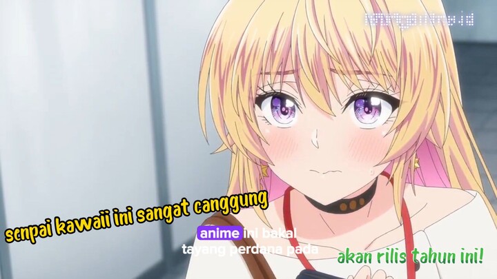 Senpai imut ini kelihatannya cool tapi sebenarnya... | Bukiyou na Senpai | RatingAnime.id