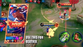 HOW TO BURST DOWN BEATRIX GOLDLANE - MLBB BRUNO