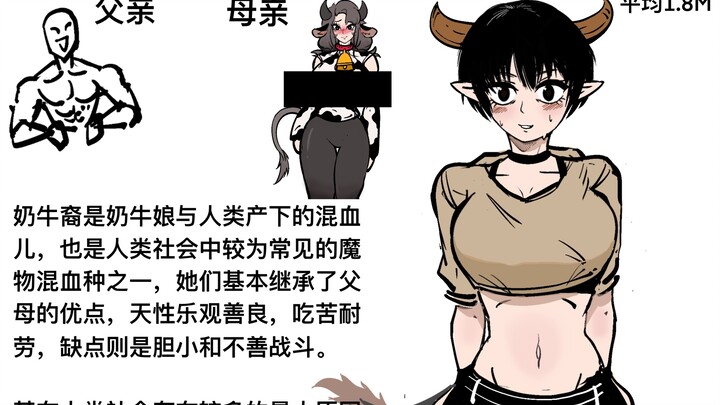 How to Date a Cow-Human Hybrid Girl [Monster Chat #118]