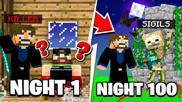 Escaping the Camp Killer in Minecraft!