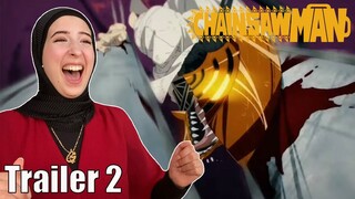 THIS LOOKS SO GOOD | Chainsaw Man Trailer 2 Reaction