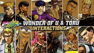 Wonder of U and Toru's Interactions | JoJo's Bizarre Adventure: All-Star Battle R