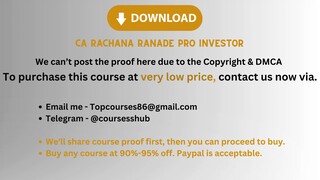 CA RACHANA RANADE PRO INVESTOR